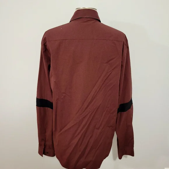 calvin klein burgundy dress shirt Disc Sequin Burgundy Mini Dress